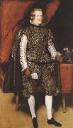 Diego Velazquez Portrait of Philip IV of Spain in Brown and Silver (mk08)